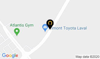 Vimont Toyota Laval Sales in Laval map