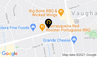 Vin Bon Maple in Vaughan map