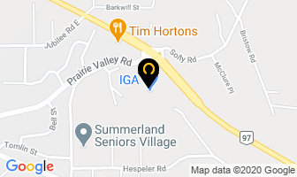 Vintage Consulting Group in Summerland map