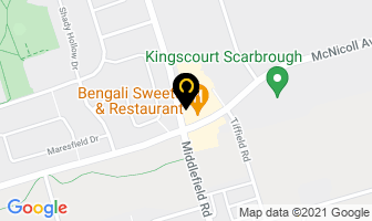 Viola Bakery in Orillia map