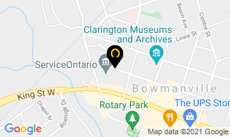 Violet Door Books in Bowmanville map