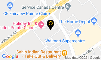 Vip Limousine Montreal in Pointe-Claire map