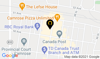 Vision Care Plus in Camrose map