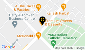 Vision Print in Mississauga map