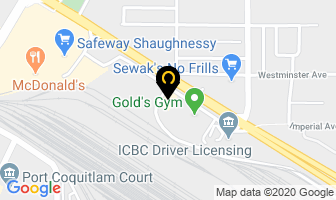 Visions Electronics in Port Coquitlam map