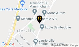 Visium Distribution in Laurierville map