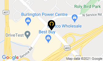 Vista Security in Burlington map