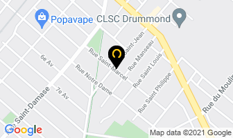 Visuel Design Mp in Drummondville map