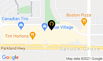 Vitality Health in Spruce Grove map