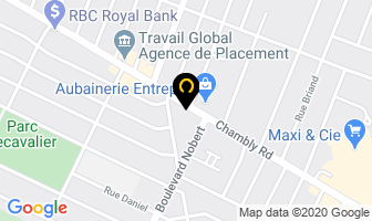 Vitrerie Genest Inc in Longueuil map