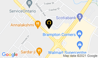 Viva Cafe in Brampton map