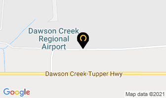 Viva Energy Services in Dawson Creek map