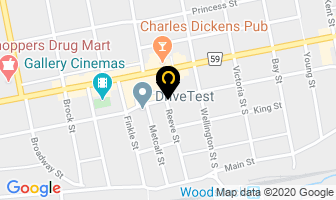 Vj Brown Reporting Service in Woodstock map