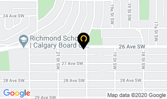 Volos Pizza in Calgary map
