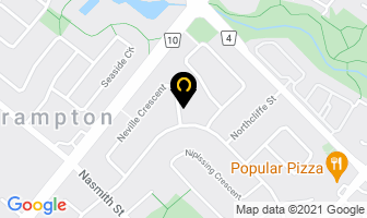 Volpe Security Systems in Brampton map