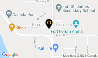 Volunteer Fort St James in Bulkley-nechako C map