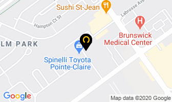 Volvo Pointe Claire in Pointe-Claire map