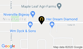Von Ast Construction in Niverville map