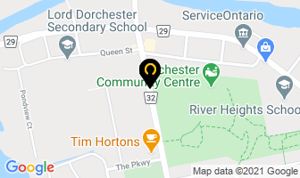 Von Middlesex-Elgin Site Community Support Services in Dorchester map