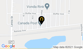 Vonda Town Office in Campbellford map