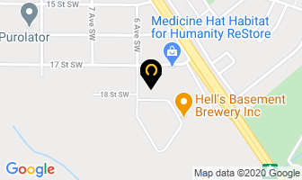 Vossler Mechanical Inc in Medicine Hat map