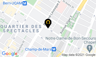 Vox-Tel in Montreal map