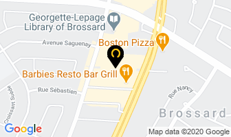 Voyage Vasco Brossard in Brossard map