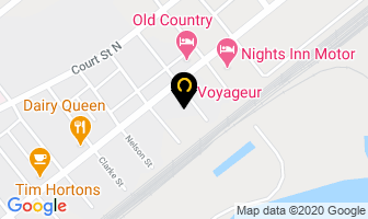 Voyageur Motel in Thunder Bay map