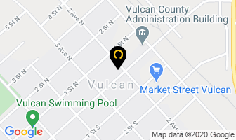 Vulcan Country Inn Restaurant in Vulcan map