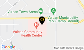 Vulcan Medical Clinic in Vulcan map