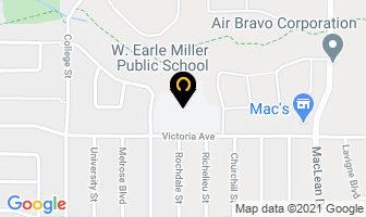 W. Earle Miller Public School in Steinbach map