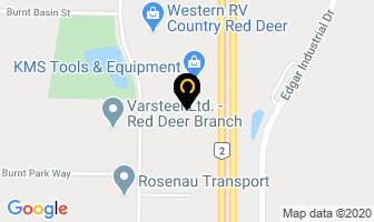 W R Scott Equipment Ltd in Red Deer County map
