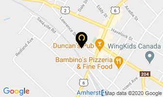Wag Canine Recreation Centre in Amherst map