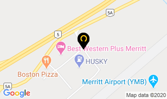 Wagon West Travel Plaza Ltd in Merritt map