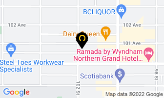Wajax in Fort St. John map