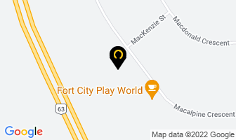 Wajax in Fort McMurray map