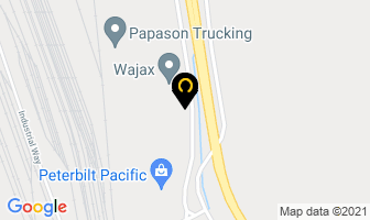 Wajax Equipment in Prince George map