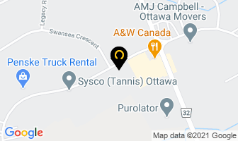 Wajax Power Systems in Guelph map