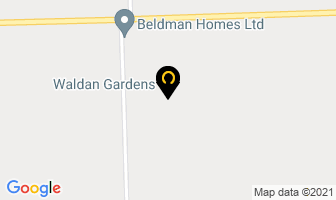 Waldan Gardens in Wainfleet map