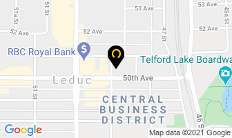 Waldorf's 51St Ave Liquor Store in Leduc map