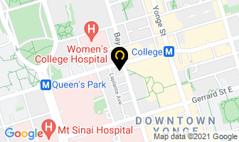 Walker David A Dr in Orillia map