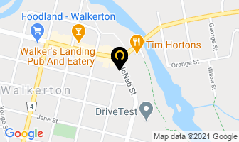 Walker House Financial Group in Walkerton map