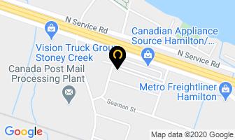 Walkers Club Canada in Hamilton map