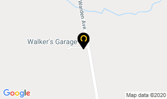 Walker's Garage in Amqui map