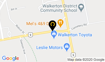 Walkerton Toyota in Walkerton map