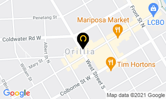 Walking On A Cloud in Orillia map