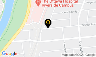 Walls And Ceilings Contractors in Ottawa map