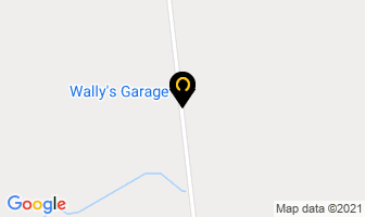 Wally's Garage in Parkland County map
