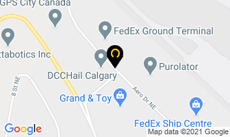 Walmart Logistics in Calgary map
