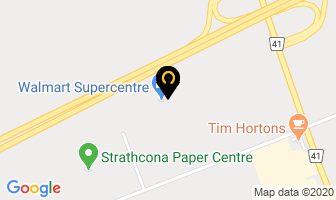 Walmart Pharmacy in Napanee map